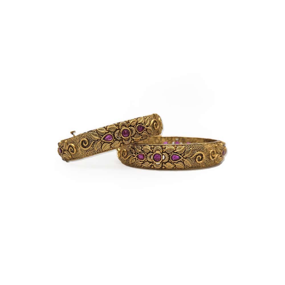 Antique Gold Swirl Kada