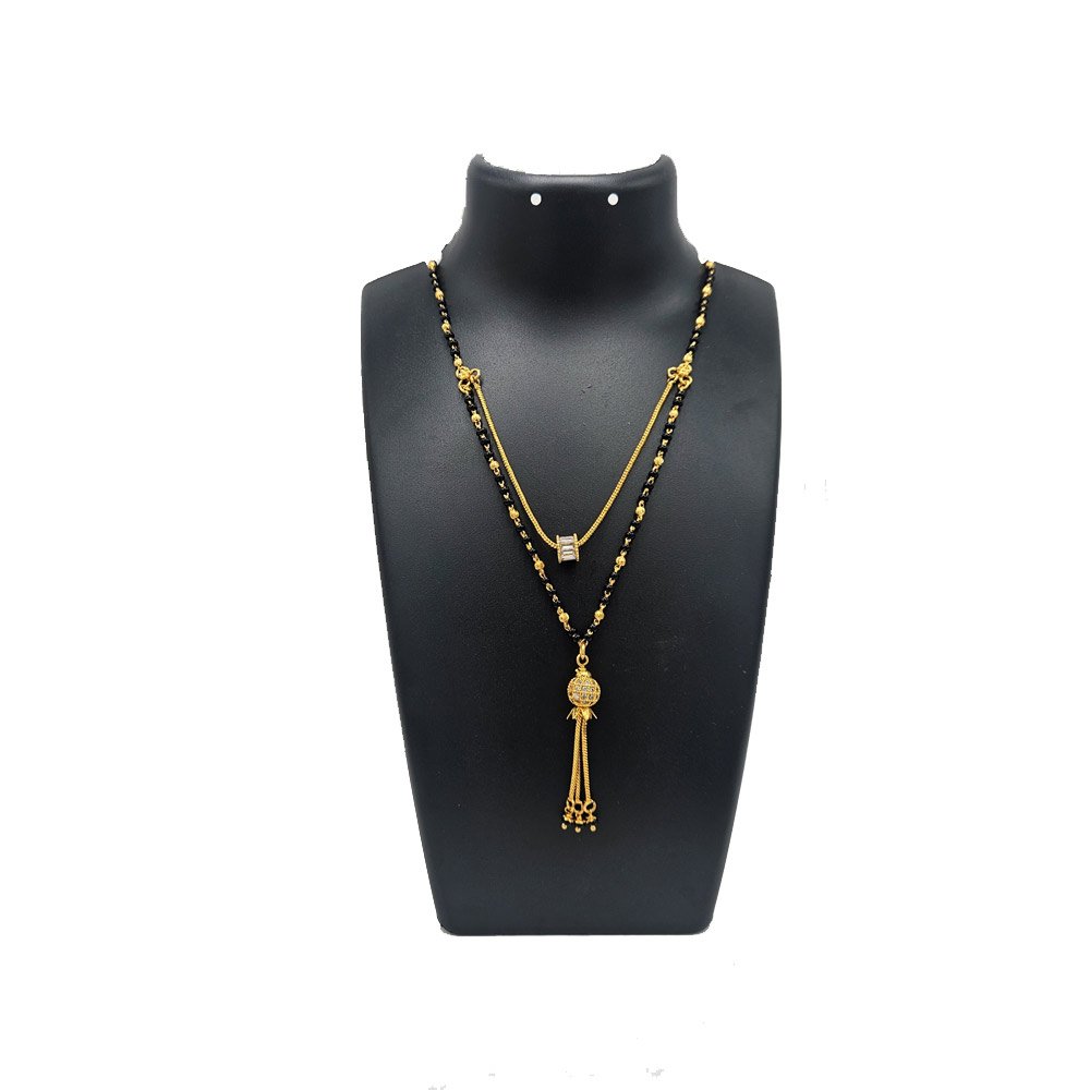 Traditional Double Layer 1 Gram Gold Mangalsutra
