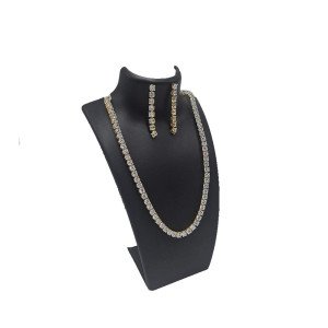 Classic Diamond Look Necklace Set