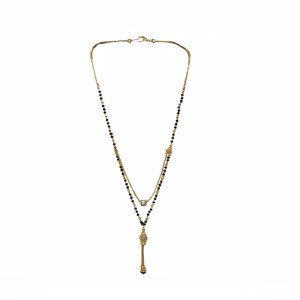 Traditional Double Layer 1 Gram Gold Mangalsutra