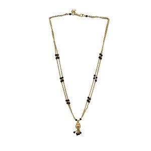 Double Chain 1 Gram Gold Mangalsutra